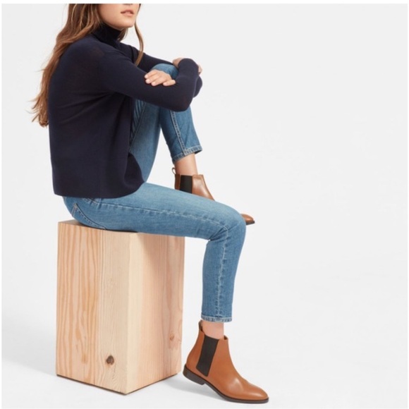 Everlane Shoes - Everlane Modern Chelsea Boot in Cognac